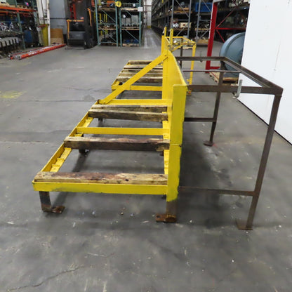 Forklift Battery & Charger Handling Pallet Storage Rack 84" Long x 40" Deep