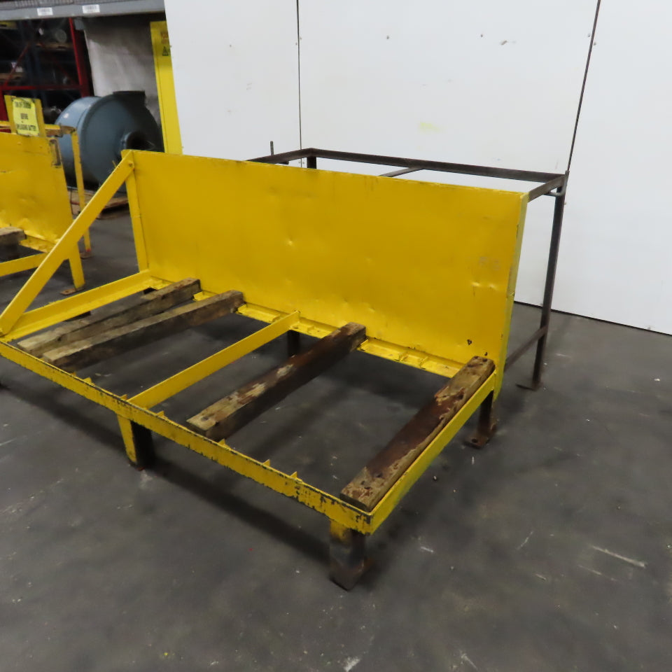 Forklift Battery & Charger Handling Pallet Storage Rack 84" Long x 40" Deep