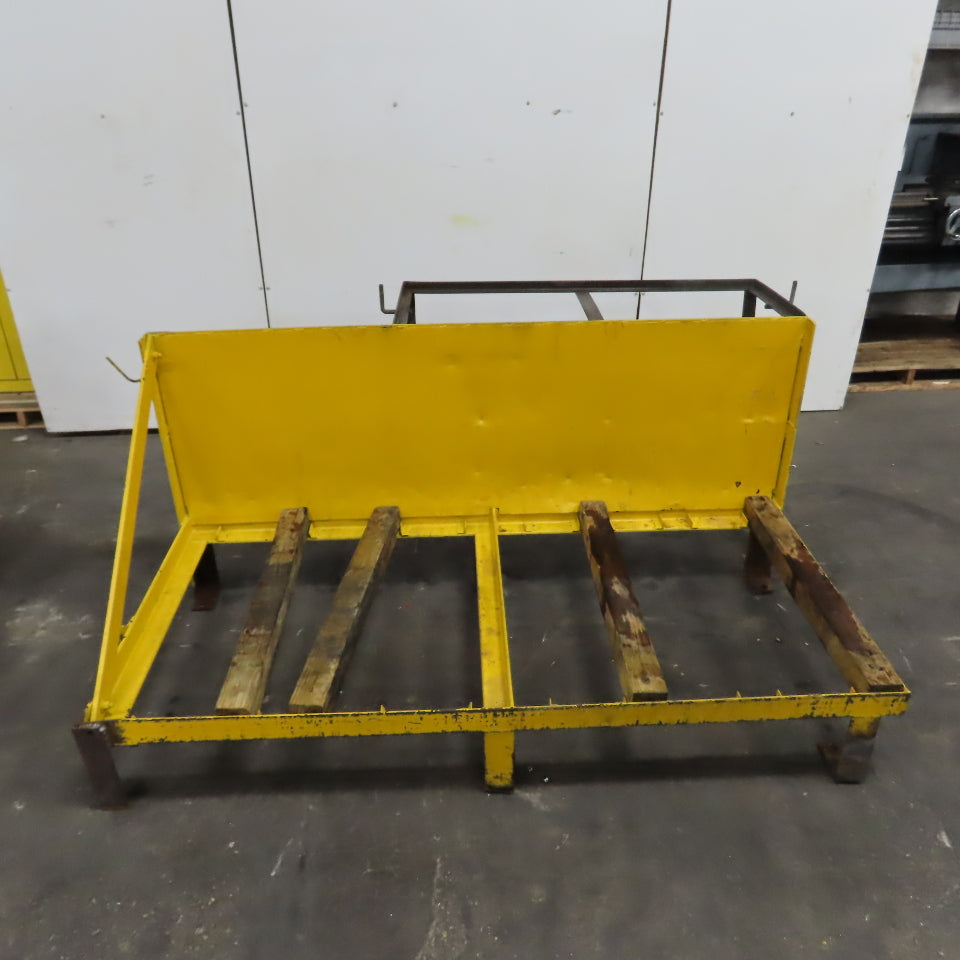 Forklift Battery & Charger Handling Pallet Storage Rack 84" Long x 40" Deep