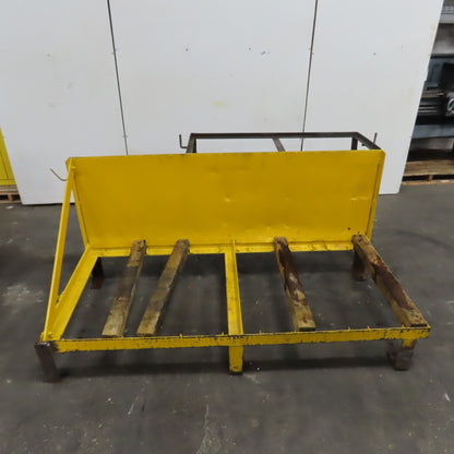 Forklift Battery & Charger Handling Pallet Storage Rack 84" Long x 40" Deep