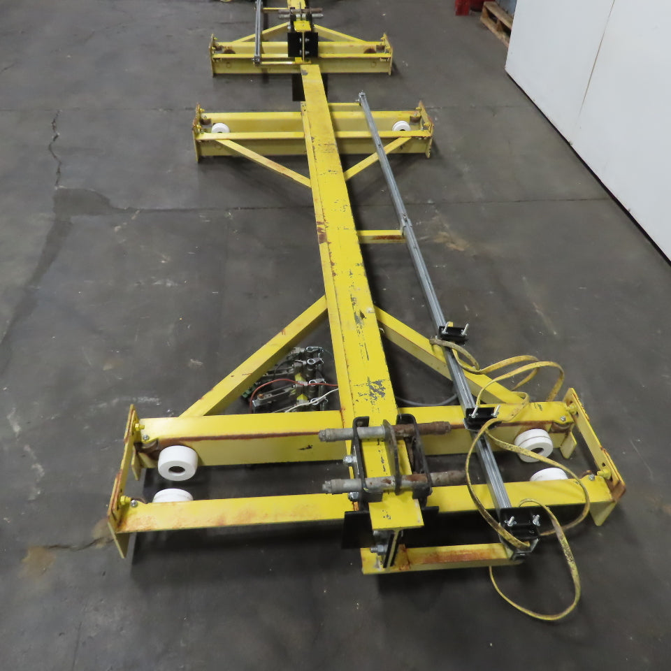 PWI 1/2 Ton 84" Manual Push/Pull Under Hung Bridge Crane Runner W/ Trolley