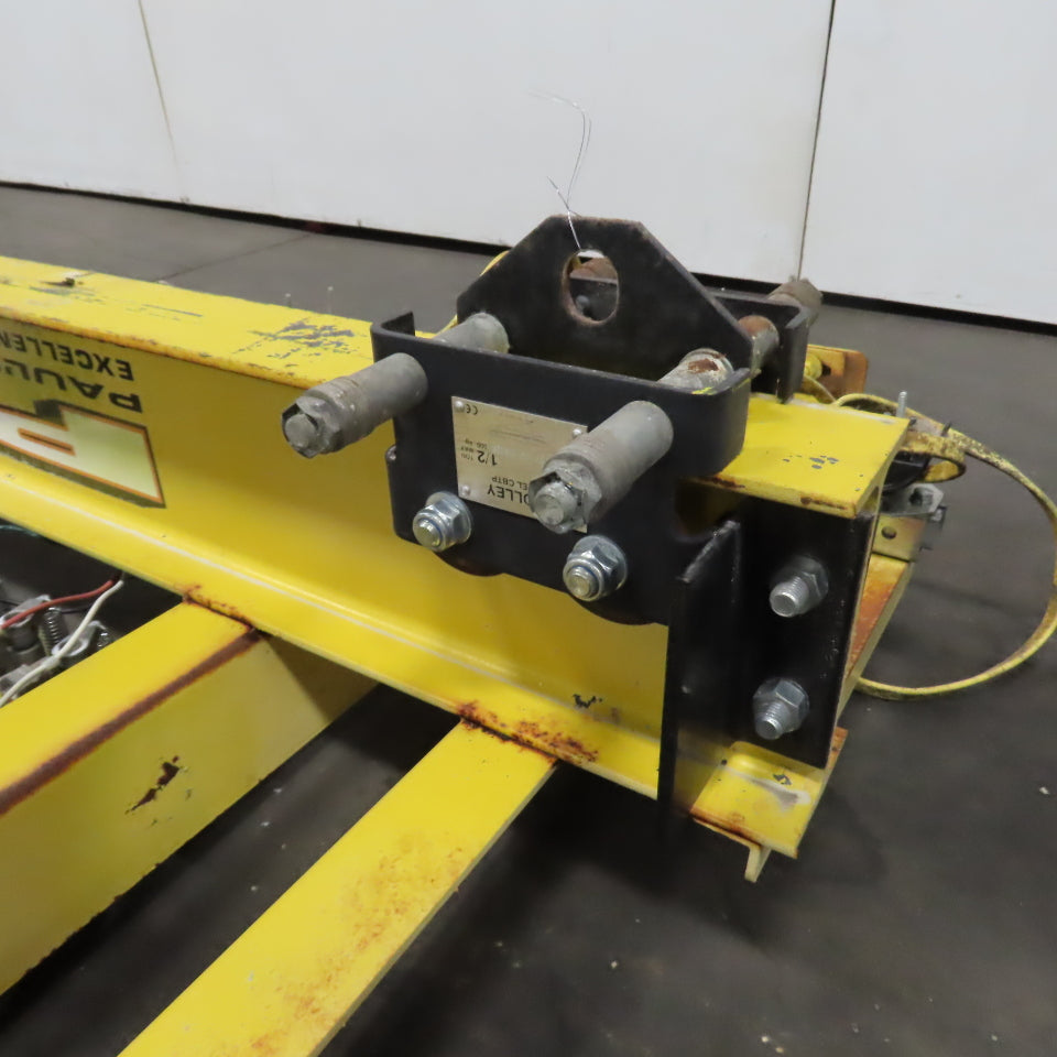 PWI 1/2 Ton 84" Manual Push/Pull Under Hung Bridge Crane Runner W/ Trolley