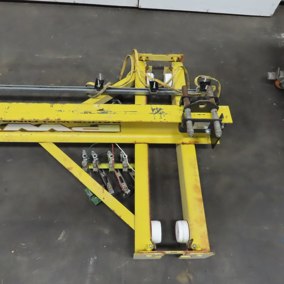 PWI 1/2 Ton 84" Manual Push/Pull Under Hung Bridge Crane Runner W/ Trolley