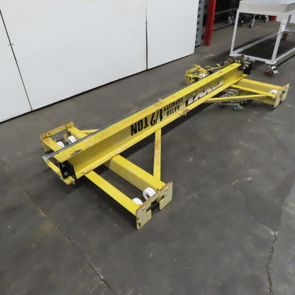 PWI 1/2 Ton 84" Manual Push/Pull Under Hung Bridge Crane Runner W/ Trolley
