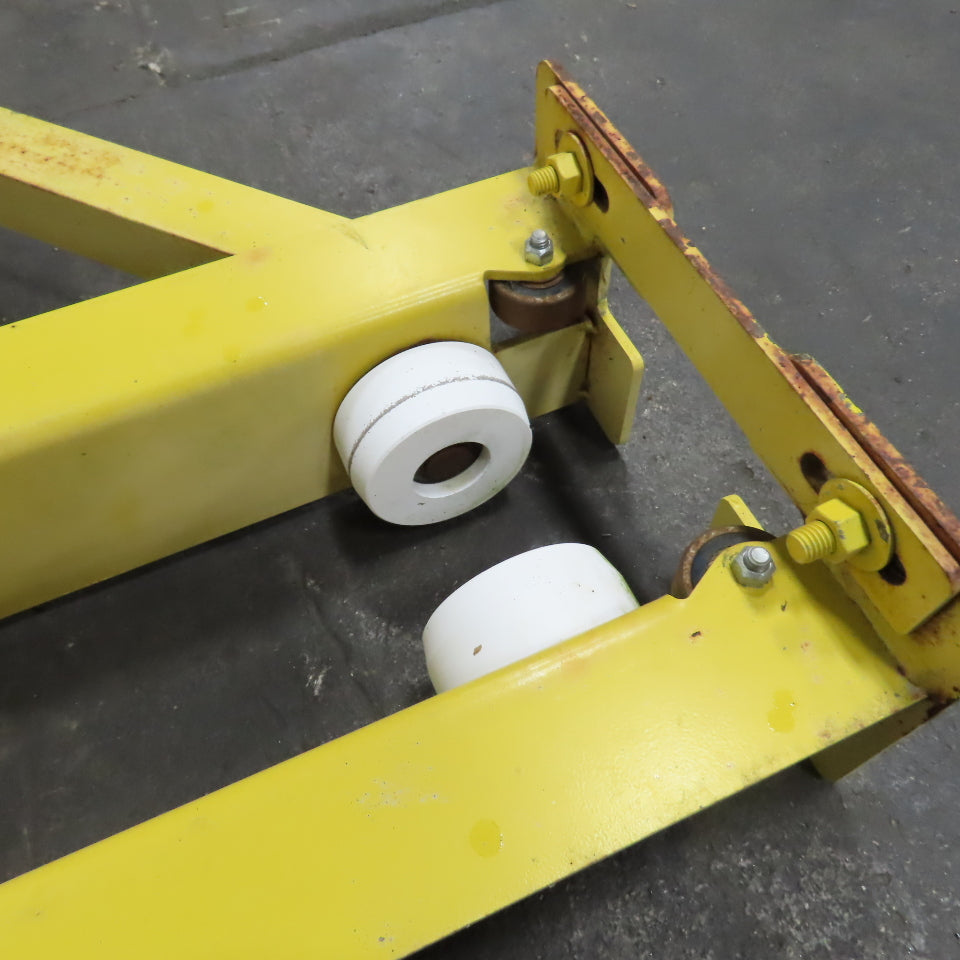 PWI 1/2 Ton 84" Manual Push/Pull Under Hung Bridge Crane Runner W/ Trolley