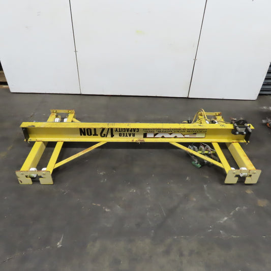 PWI 1/2 Ton 84" Manual Push/Pull Under Hung Bridge Crane Runner W/ Trolley