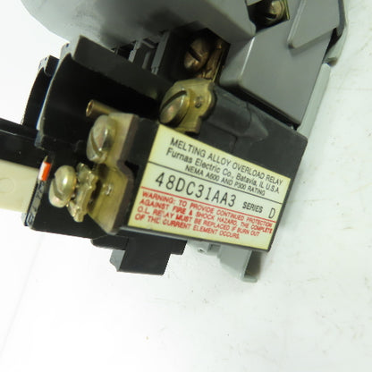 Furnas 14DP32AF Size 1 Motor Starter Contactor 600V 27A 120V Coil W/ Overload