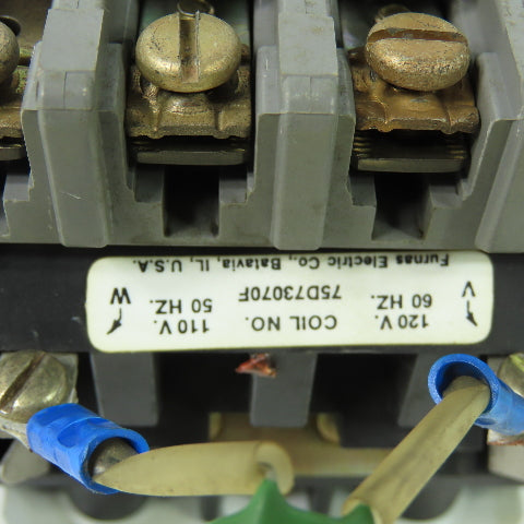 Furnas 14DP32AF Size 1 Motor Starter Contactor 600V 27A 120V Coil W/ Overload