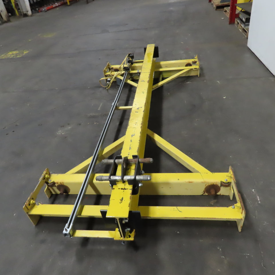 PWI 1/2 Ton 84" Manual Push/Pull Under Hung Bridge Crane Runner (NO WHEELS)