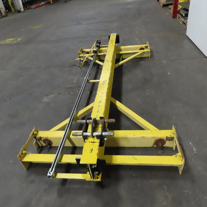 PWI 1/2 Ton 84" Manual Push/Pull Under Hung Bridge Crane Runner (NO WHEELS)