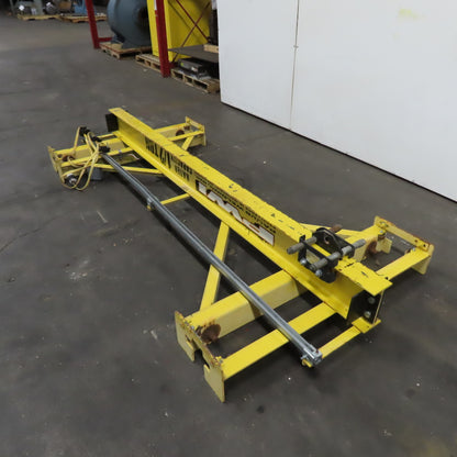 PWI 1/2 Ton 84" Manual Push/Pull Under Hung Bridge Crane Runner (NO WHEELS)