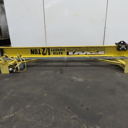 PWI 1/2 Ton 84" Manual Push/Pull Under Hung Bridge Crane Runner (NO WHEELS)