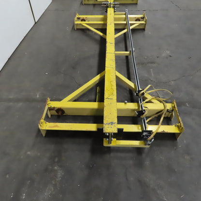 PWI 1/2 Ton 84" Manual Push/Pull Under Hung Bridge Crane Runner (NO WHEELS)
