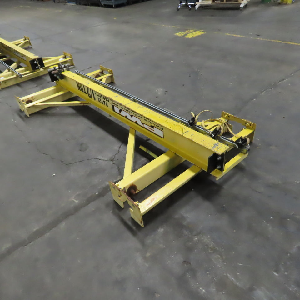 PWI 1/2 Ton 84" Manual Push/Pull Under Hung Bridge Crane Runner (NO WHEELS)