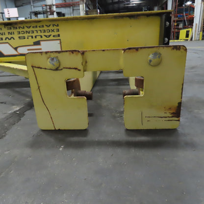 PWI 1/2 Ton 84" Manual Push/Pull Under Hung Bridge Crane Runner (NO WHEELS)