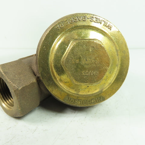 Nicholson 5115400 1" AHV Thermostatic Steam Trap