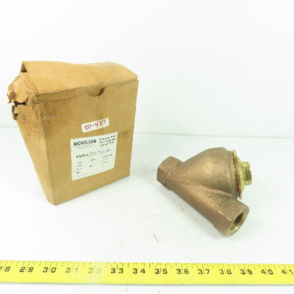 Nicholson 5115400 1" AHV Thermostatic Steam Trap