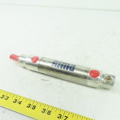 Rima D-49935-A-2 Double Acting Pneumatic Cylinder 1/8" NPT 1.06" Dia