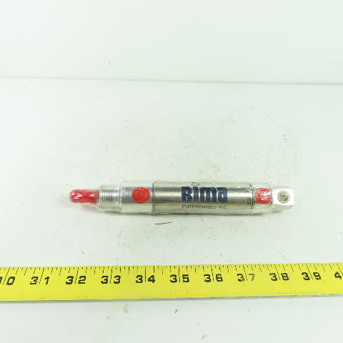 Rima D-49935-A-2 Double Acting Pneumatic Cylinder 1/8" NPT 1.06" Dia