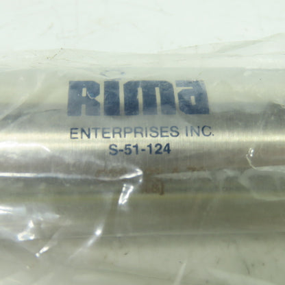 Rima C38-123-A-70 Double Acting Pneumatic Cylinder 1/2" Rod 1/4" NPT