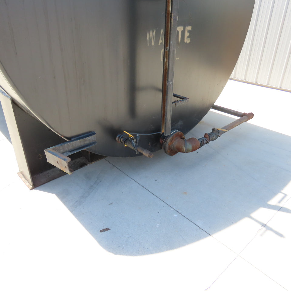 6000 Gallon Aboveground Steel Single Wall Horizontal Liquid Saddle Storage Tank