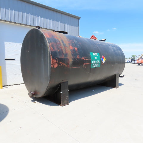 6000 Gallon Aboveground Steel Single Wall Horizontal Liquid Saddle Storage Tank