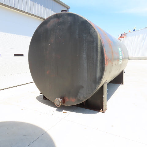 6000 Gallon Aboveground Steel Single Wall Horizontal Liquid Saddle Storage Tank