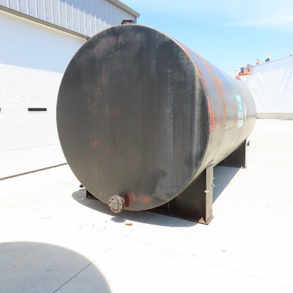 6000 Gallon Aboveground Steel Single Wall Horizontal Liquid Saddle Storage Tank