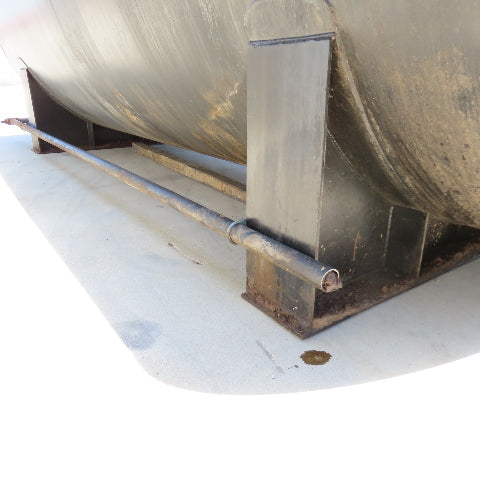 6000 Gallon Aboveground Steel Single Wall Horizontal Liquid Saddle Storage Tank