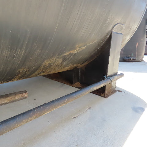 6000 Gallon Aboveground Steel Single Wall Horizontal Liquid Saddle Storage Tank
