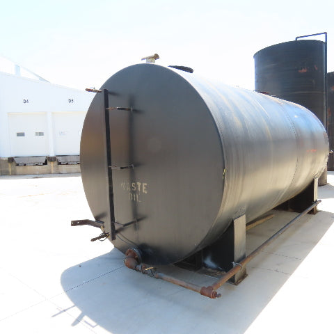 6000 Gallon Aboveground Steel Single Wall Horizontal Liquid Saddle Storage Tank