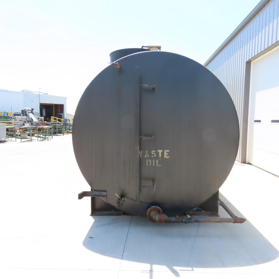 6000 Gallon Aboveground Steel Single Wall Horizontal Liquid Saddle Storage Tank
