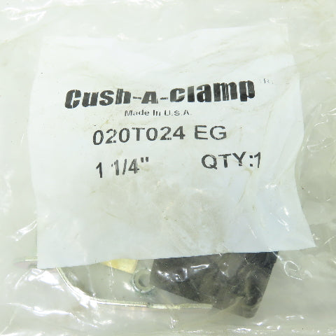 Cush-A-Clamp 020T024 1-1/4" Cushioned Pipe Clamp Lot Of 5