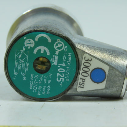 Pepperl + Fuchs 904462 NJ2-D-E02-1.025-V1 Inductive sensor 3000PSI 2mm Range