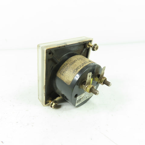 Yokogawa 209354 0-400 Amp Panel Meter FS DC 60mV EXT Shunt