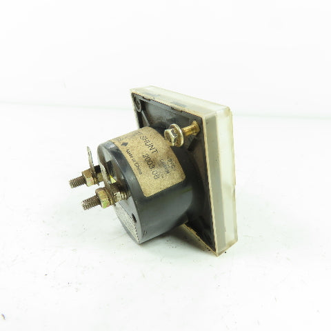 Yokogawa 209354 0-400 Amp Panel Meter FS DC 60mV EXT Shunt