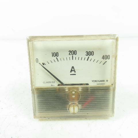 Yokogawa 209354 0-400 Amp Panel Meter FS DC 60mV EXT Shunt