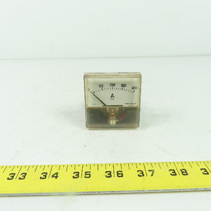 Yokogawa 209354 0-400 Amp Panel Meter FS DC 60mV EXT Shunt