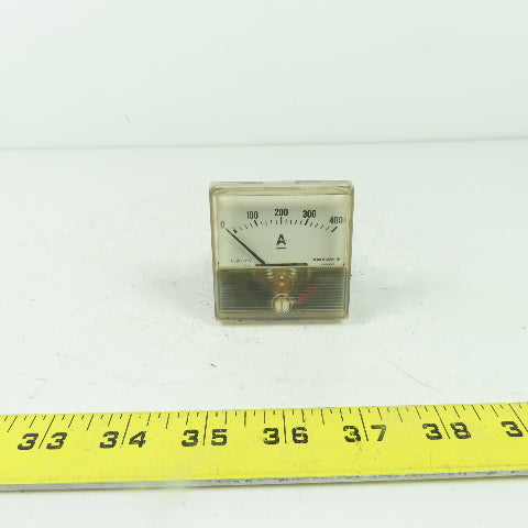 Yokogawa 209354 0-400 Amp Panel Meter FS DC 60mV EXT Shunt