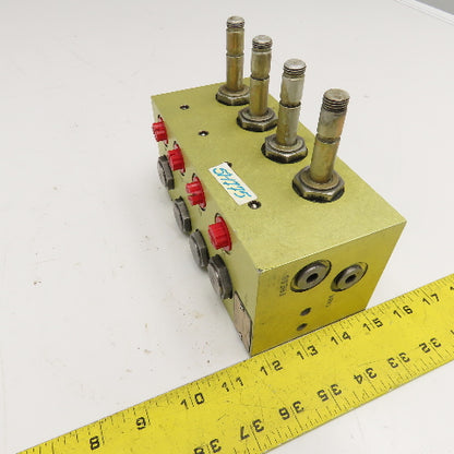 Modular Controls MCD-2533 4 Way Solenoid Control Valve Assembly No Coils