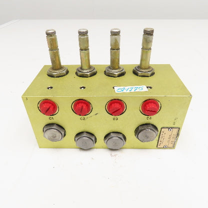 Modular Controls MCD-2533 4 Way Solenoid Control Valve Assembly No Coils