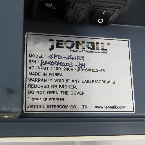 Jeongil JPD-341RT Operator Monitor Display 100-240V