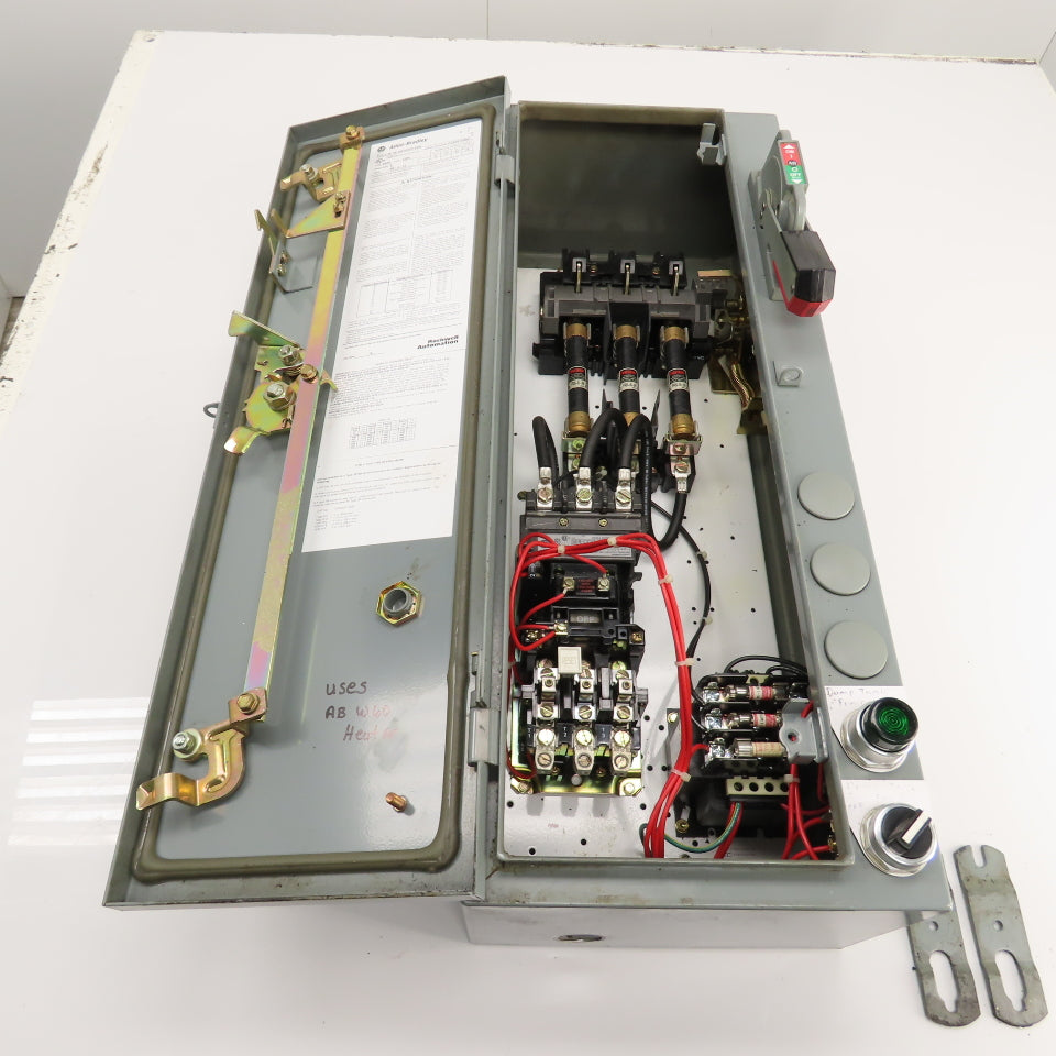 Allen Bradley 512-CJB-3E-5G-6XGP-24R Nema 2 Combination Motor Starter 25HP 480V