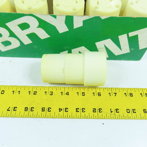 Bryant Nylon Twist Lock 20A 125V 2-Pole 3-Wire Lot Of 10