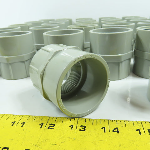 Scepter Ipex 77045 1-1/2" PVC Threaded Female Conduit Adapter Lot Of 25