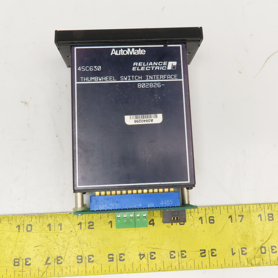 Reliance Electric 45C630 AutoMate Thumbwheel Switch Interface Counter