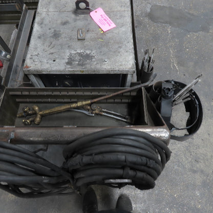 Hobart Excel-Arc 500 CC 36VDC ARC Stick Welder 400A Cutting Torch Handling Rack