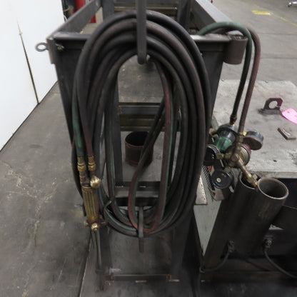 Hobart Excel-Arc 500 CC 36VDC ARC Stick Welder 400A Cutting Torch Handling Rack