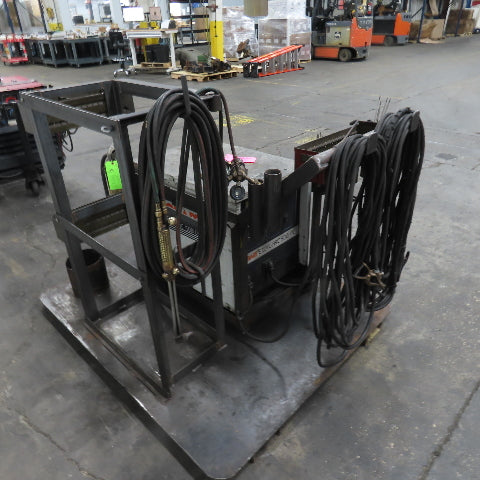 Hobart Excel-Arc 500 CC 36VDC ARC Stick Welder 400A Cutting Torch Handling Rack