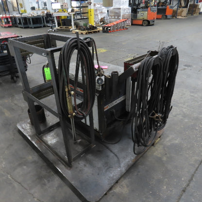 Hobart Excel-Arc 500 CC 36VDC ARC Stick Welder 400A Cutting Torch Handling Rack